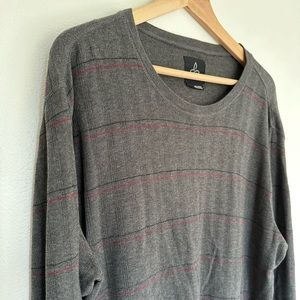 Prana Long Sleeve Mens Henley Thermal‎ Size M